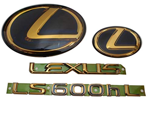 LS460 レクサス　エンブレム　ゴールド Amazon | □レクサスLS460(L) (前期・中期）にも取付け可能